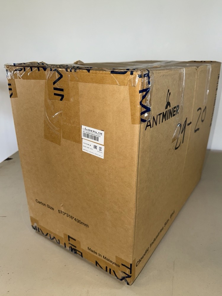Bitmain Antminer S19 Pro 110TH/S ASIC Bitcoin BTC Miner Mining Machine US Ship