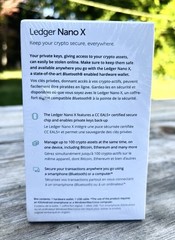 Ledger — Nano X Crypto Hardware Wallet — Bluetooth — 1.50 BTC — NEW & Sealed