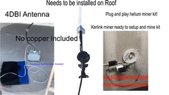 Crypto Helium Kerlink Mining Kit Includes 4DBI Antenna And Accessories