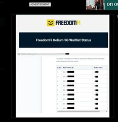  FreedomFi 5G/LoRa Hotspot Helium hnt Miner Waitlist Reservation ID #90XX