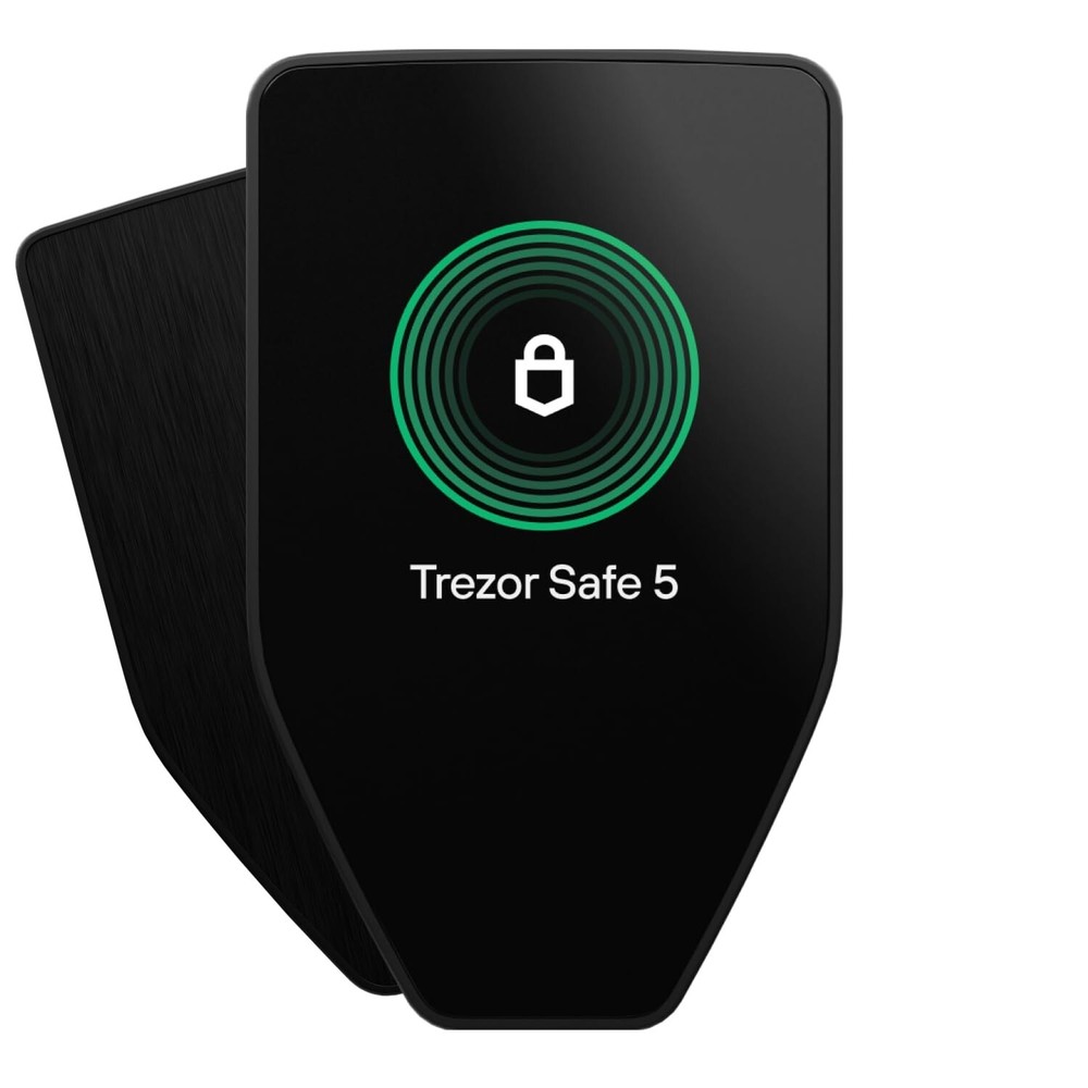 Trezor Safe 5 — Crypto Hardware Wallet with Secure Element & Passphrase, Colo…