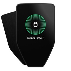 Trezor Safe 5 — Crypto Hardware Wallet with Secure Element & Passphrase, Colo…