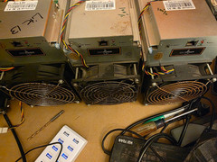 Bitmain Antminer L3+ 504MH Scrypt ASIC Miner LTC DOGE No PSU Tested