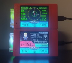 Dual RGB Donald Trump Nerd Miner — Solo Crypto Miner 2 x350+kh/s 2.8″ Screens