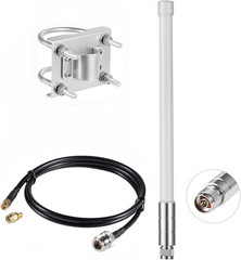 Lora 915mhz Antenna 5.8dbi Long Range Antenna with 10ft Cable for Helium Hotspot