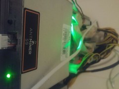 Two Antminer S9’s + two APW3++ power supplies. 15Th/s each. Both have Braiins OS
