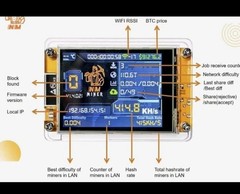 Nerdminer V2 1000kh/s BTC Solo Lottery Miner with 2.8-Inch Screen + Acrilyc Case