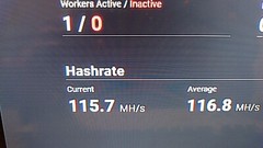 ETH mining Rig 5X RX580 expandable to 8 GPUs