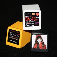 Digital Bitcoin Stock Ticker Monitor — Wi-Fi Clock, Weather, Humidity, Photo Sli
