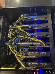 Enclosed 6GPU Mining Rig