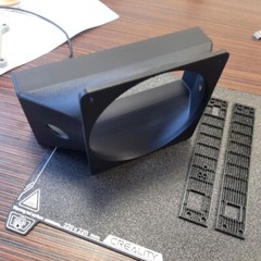 Iceriver KS0/ KS0 Pro Cooling Shroud for 120mm fan with Side panels