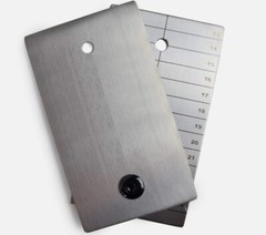 Coldti: Cryptocurrency Seed Storage (Double Plate)
