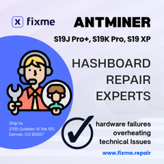 Bitmain S19J Pro+, S19K Pro, S19 XP Hashboard Repair