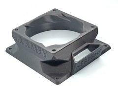 NQ-HELIX 120mm fan shroud for NerdQAxe series. Discounted Due To Finish defects.