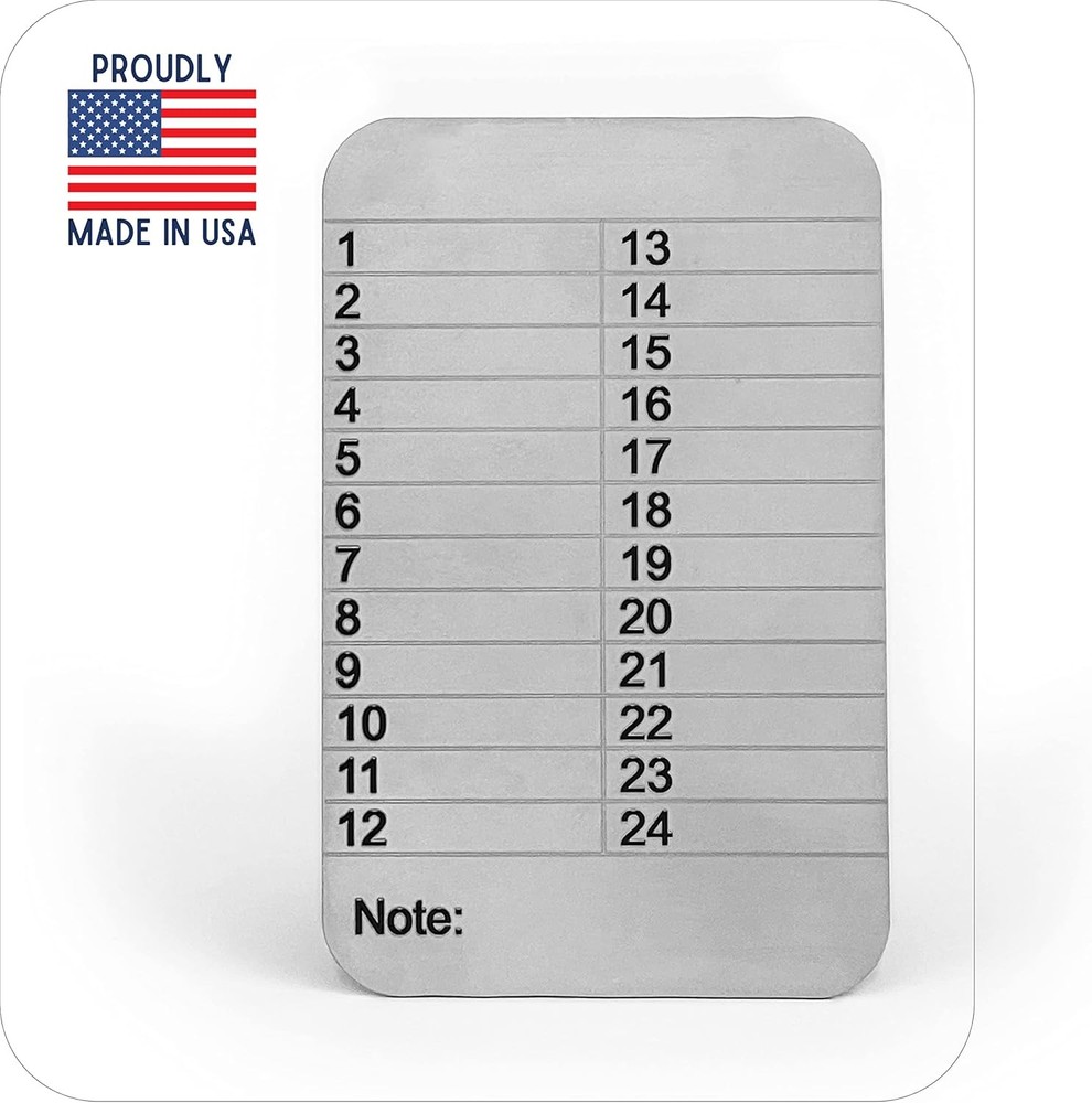 Vilo Cryptocurrency Steel Wallet, 24 seed phrase storage, Stainless Steel Crypto
